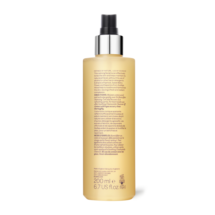 Elemis Soothing Apricot Toner for Face - Alcohol-Free Hydrating Facial Toner with Apricot Extract | Refreshes & Calms Skin, Perfect for Daily Skincare Routine & Post-Cleansing Use
