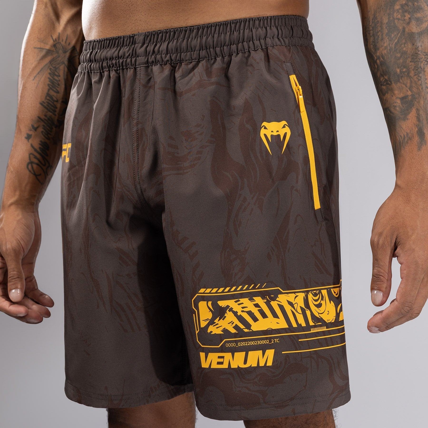 Venum UFC Fusion Fight Week Men's Performance Shorts - Earthen Brown | MMA Training & Workout Gear for Fighters & Athletes
