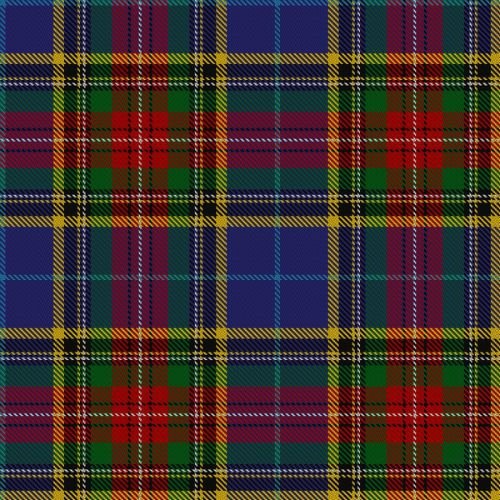 Authentic Beaton Tartan Plaid Fabric - Premium Scottish Clan Tartan for Kilts, Scarves & Home Decor | Perfect for Highland Dances, Weddings & Celtic Events