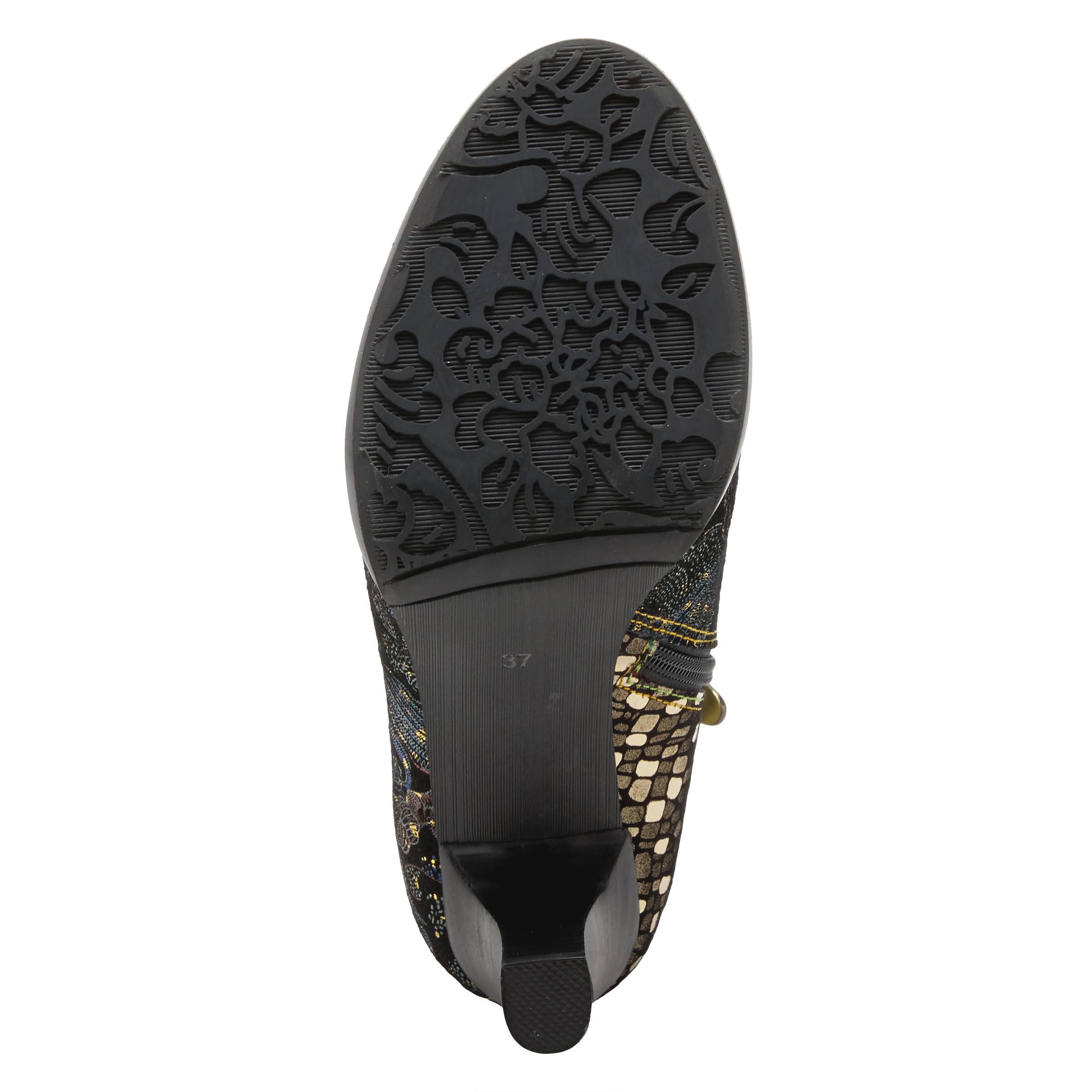 L'Artiste Spring Step Women's Glitterail Bootie - Stylish Ankle Boots with Glitter Details for Women | Perfect for Parties, Weddings & Night Out