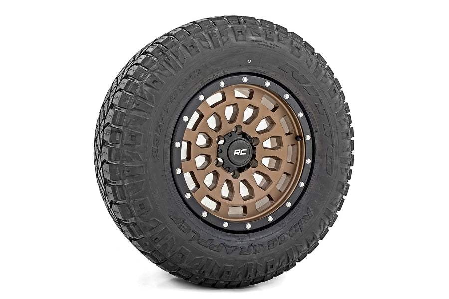 Ford Bronco Rough Country 87 Series Wheel 17x8.5 6x5.5 - Off-Road Alloy Rims for Ford Trucks & SUVs - Perfect for Trail Riding & Outdoor Adventures