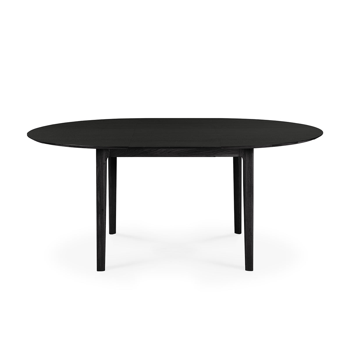 Extendable Round Dining Table - Expandable Wooden Kitchen Table for 4 to 8 People - Perfect for Small Spaces, Family Dinners & Entertaining Guests
