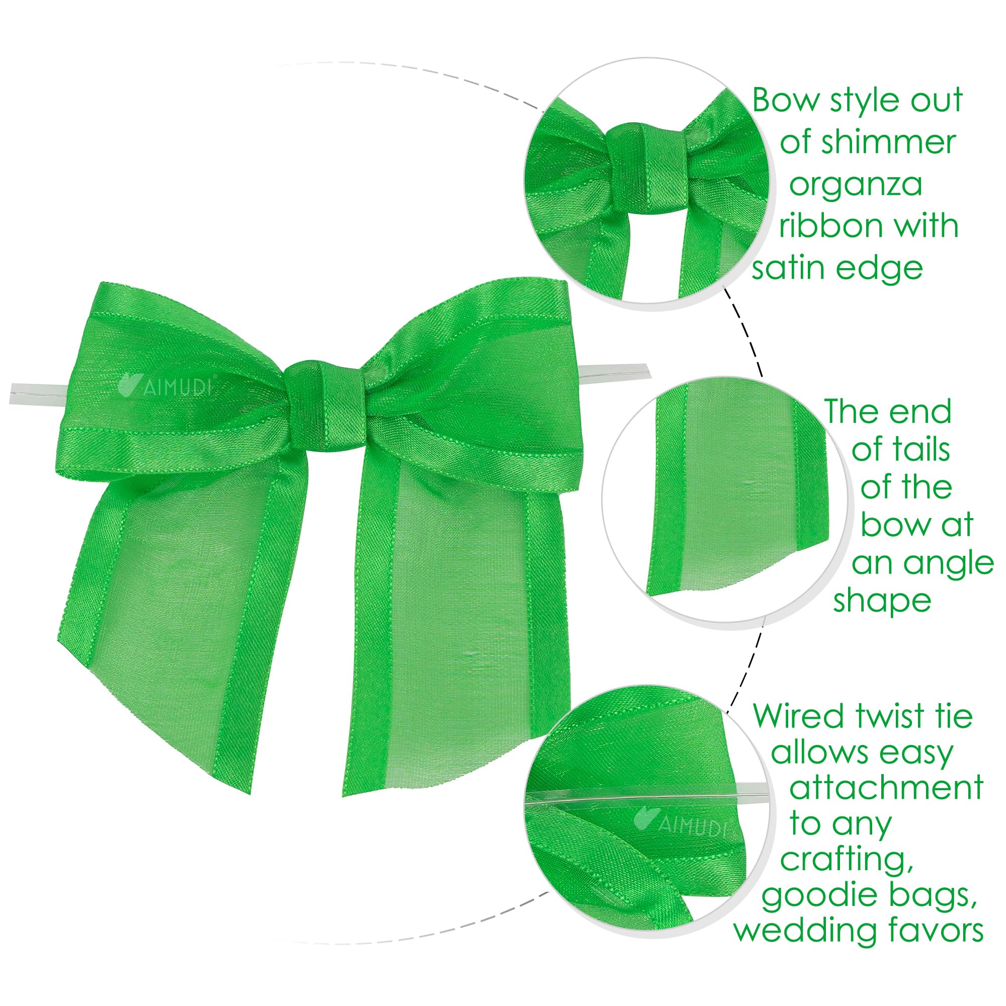 St. Patrick's Day Green Bows - 4