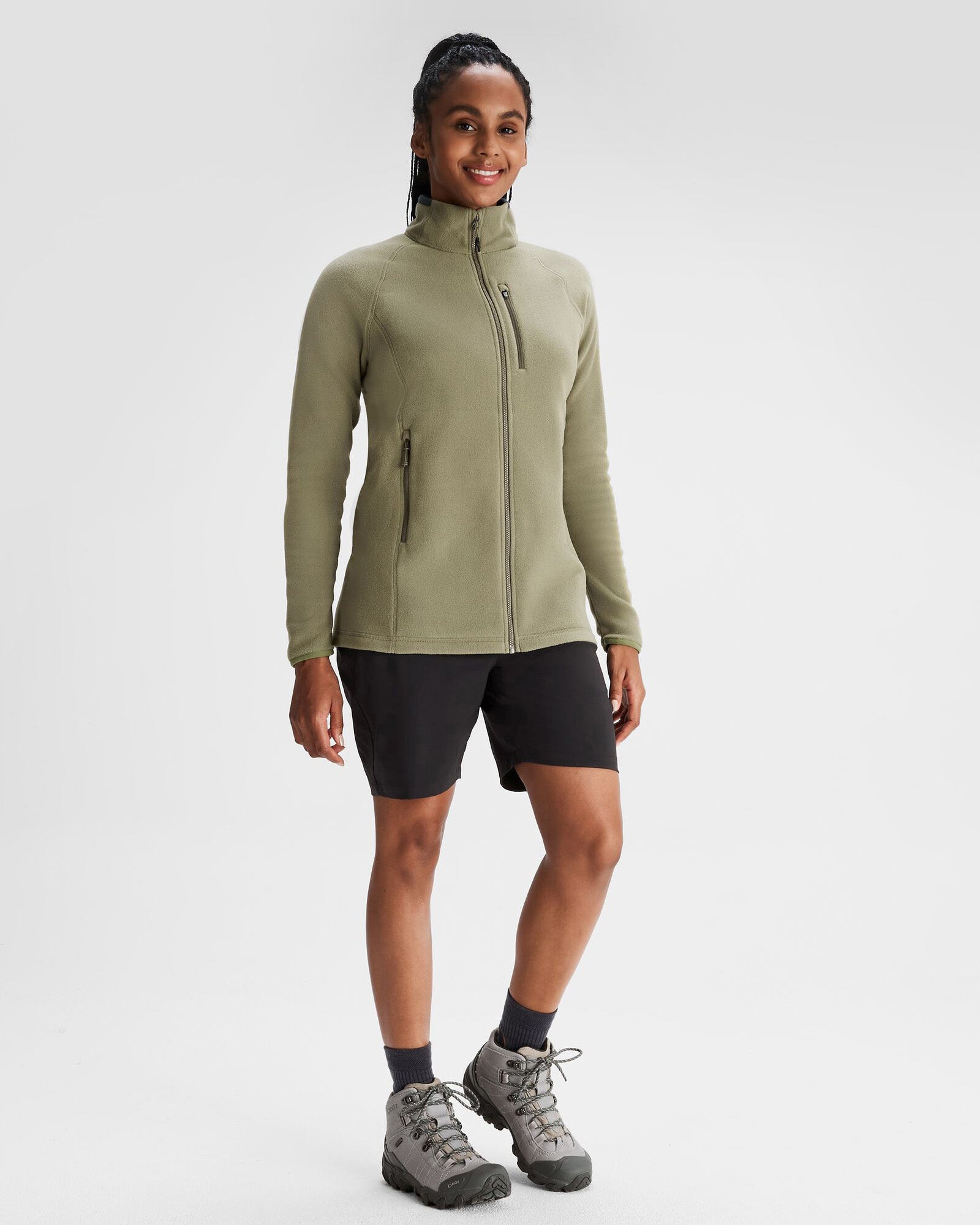 Women's Ridge 100 PrimaLoft Bio Fleece Jacket - Lightweight Warm Winter Coat for Hiking & Outdoor Activities - Beech Color