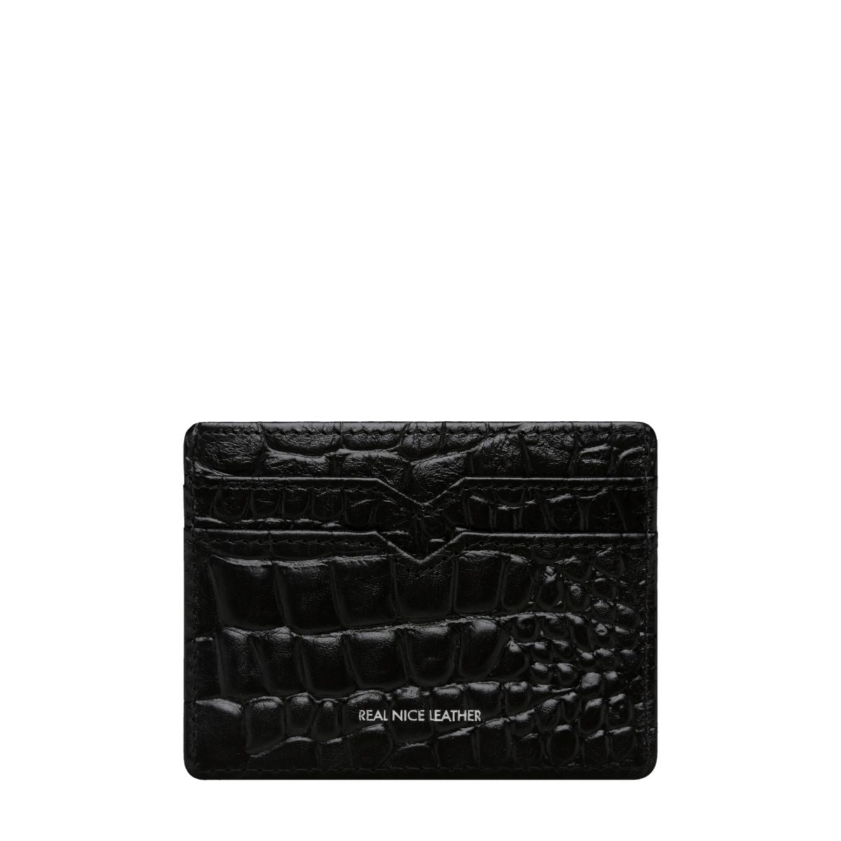 STATUS ANXIETY Together For Now Genuine Leather Card Holder - Slim RFID Blocking Wallet for Men & Women | Perfect for Everyday Use, Travel, and Minimalist Lifestyle