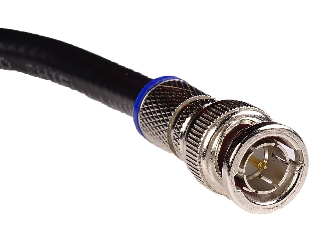 RiteAV 200FT BNC Video Cable for HD/SDI Digital Signal Transmission - 75 Ohm Coaxial Cable with Compression Connectors (Indoor & Outdoor Use) - Perfect for Security Cameras, CCTV Systems, and Broadcast Equipment