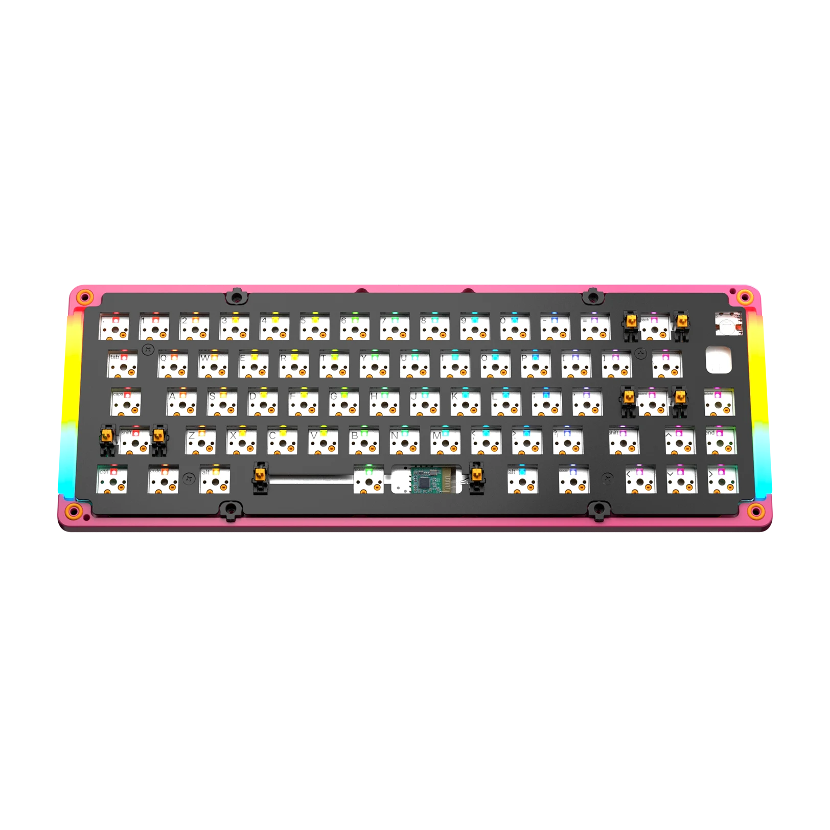 GMMK 3 Limited Edition Metal Bottom Case - Flamingo Pink 65% Mechanical Keyboard for Gaming & Typing | Perfect for PC Gamers & Office Work