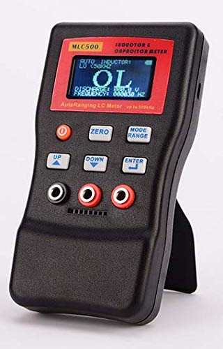 5 Digit Auto-Ranging LC Meter MLC500 - Capacitance & Inductance Tester (0.00pF-100.000mF, 0.000uH-100.000H) with LC/RC Oscillation & USB - Perfect for Electronics Testing, Circuit Design, and Component Measurement