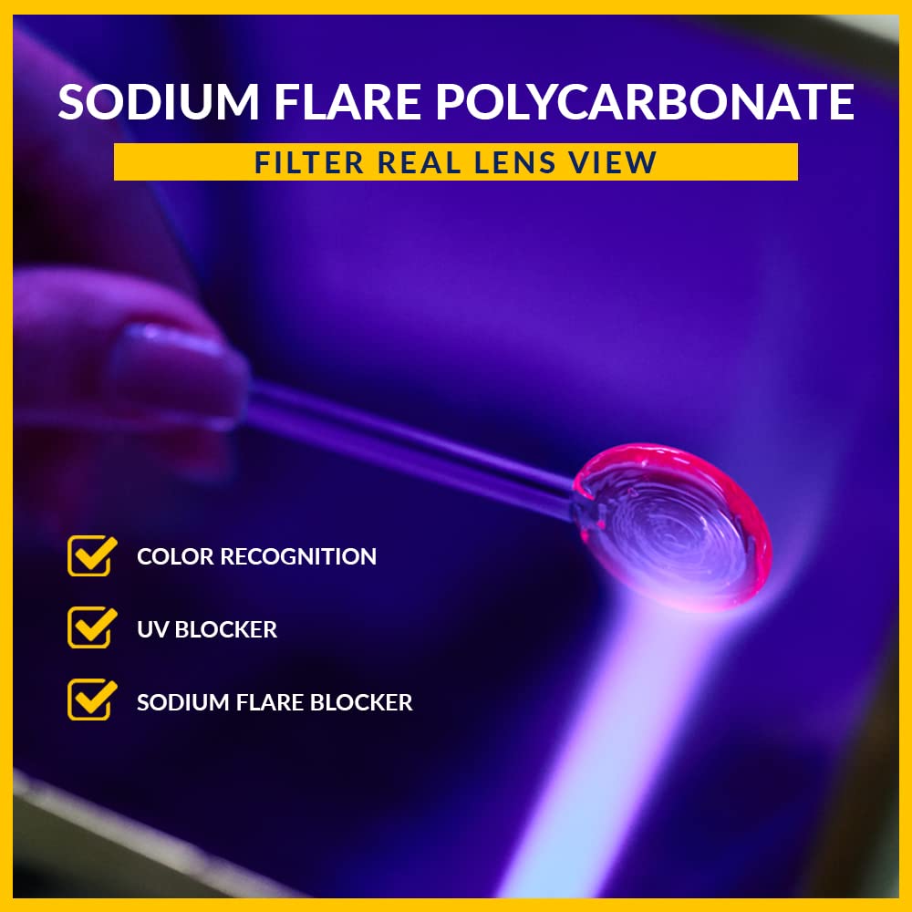 PDTXCLS Aeiniwer Polycarbonate Safety Glasses - OTG Over Eyewear with Sodium Flare Protection for Lab Work, Welding & Chemical Handling