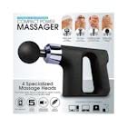 NV-07021 Compact Power Percussion Massager - Portable Deep Tissue Muscle Relief for Back, Neck & Shoulders - Perfect for Home, Office & Travel Use (Black)