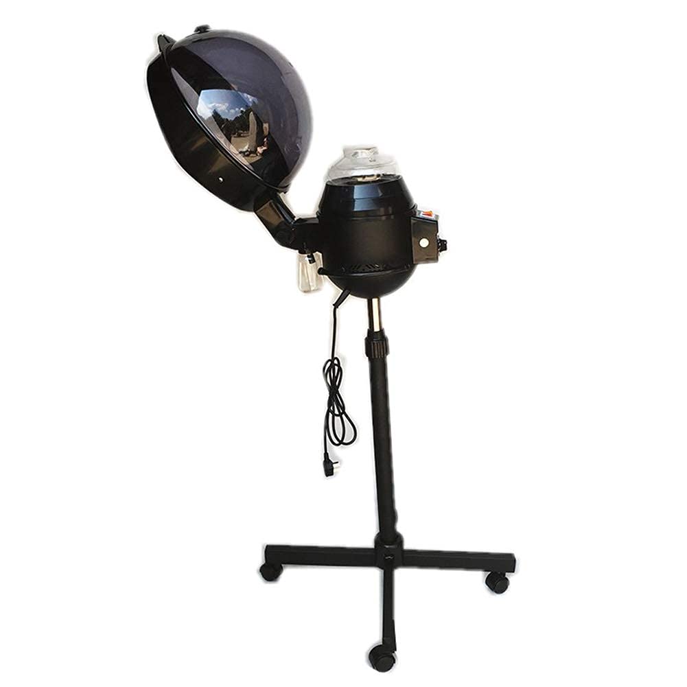 GAXQFEI Professional Salon Hair Steamer for Home Use - Adjustable Timer Hair Treatment Steamer with Rolling Base | Perfect for Hair Coloring, Deep Conditioning & Spa Treatments at Home or Salon