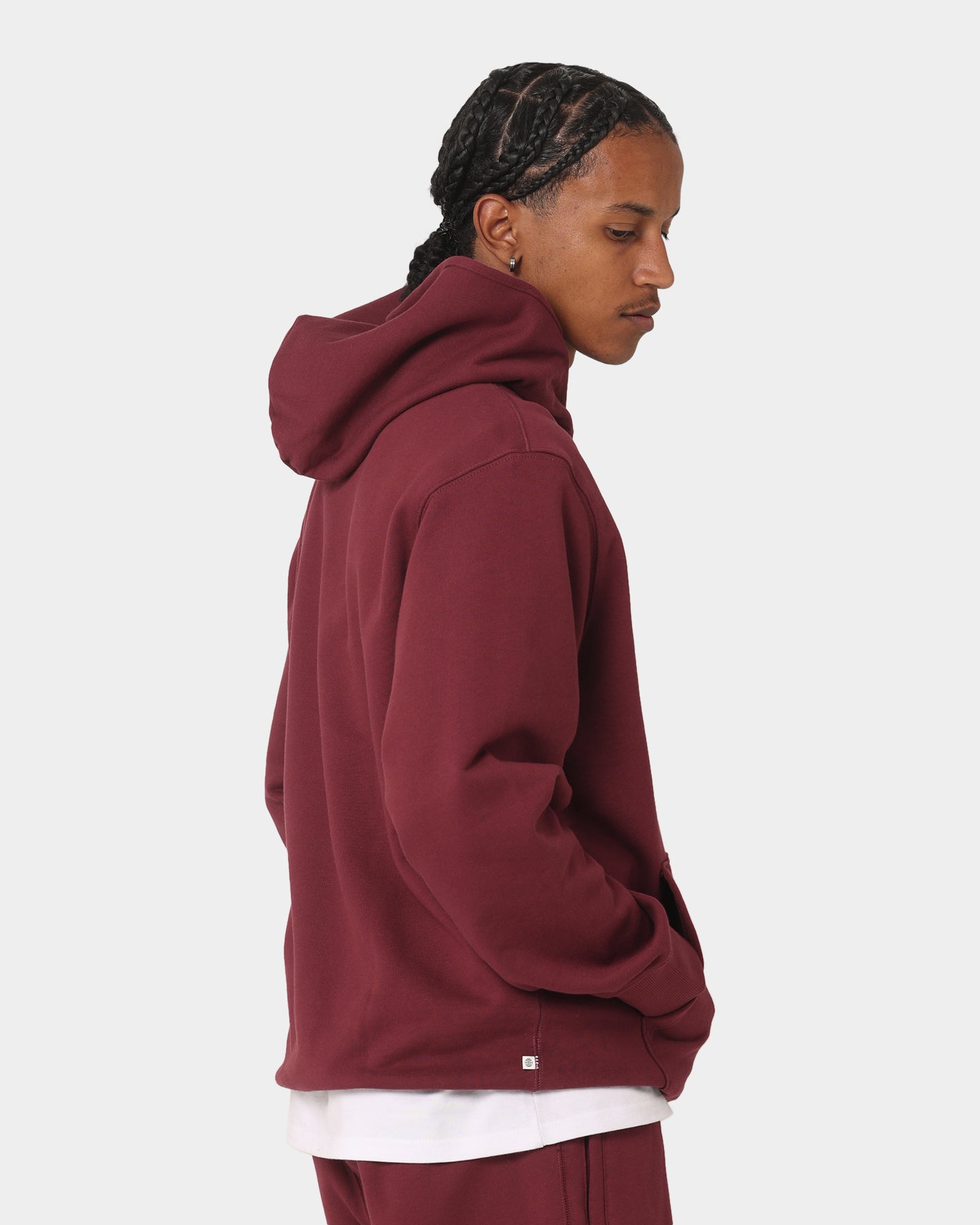 Adidas Originals French Terry Hoodie for Men & Women - Shadow Red | Comfortable Casual Pullover Sweatshirt for Gym, Running & Everyday Wear