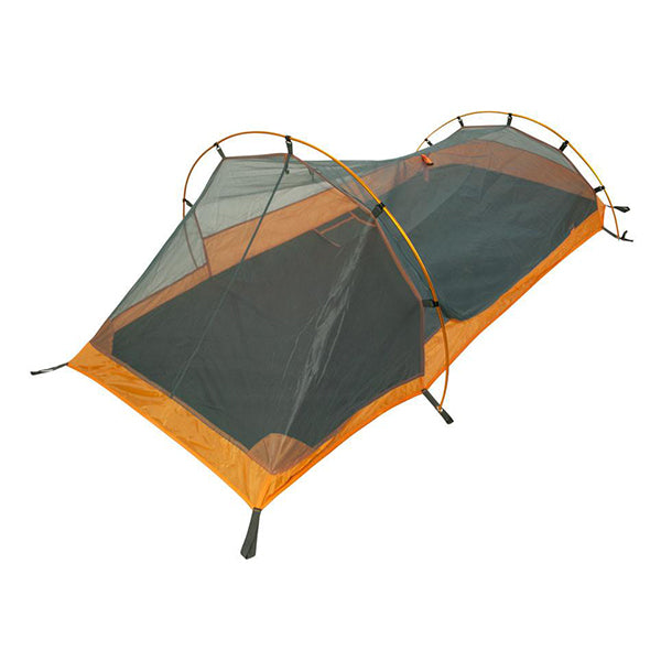 Solo Bivy 1 Person Tent - Lightweight & Waterproof Backpacking Tent for Hiking, Camping & Outdoor Adventures (Orange)