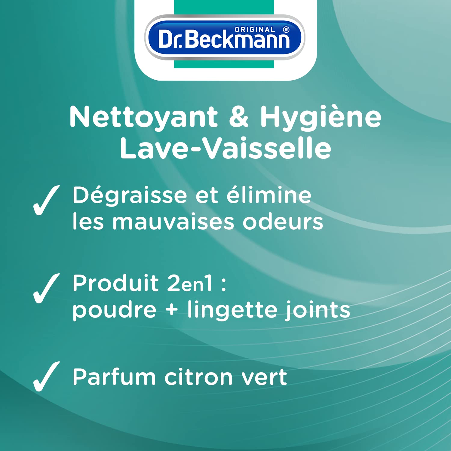 Dr. Beckmann Dishwasher Cleaner & Hygiene Descaler - Deep Cleans & Freshens Dishwashers - Removes Limescale & Odors - Ideal for Home & Restaurant Use