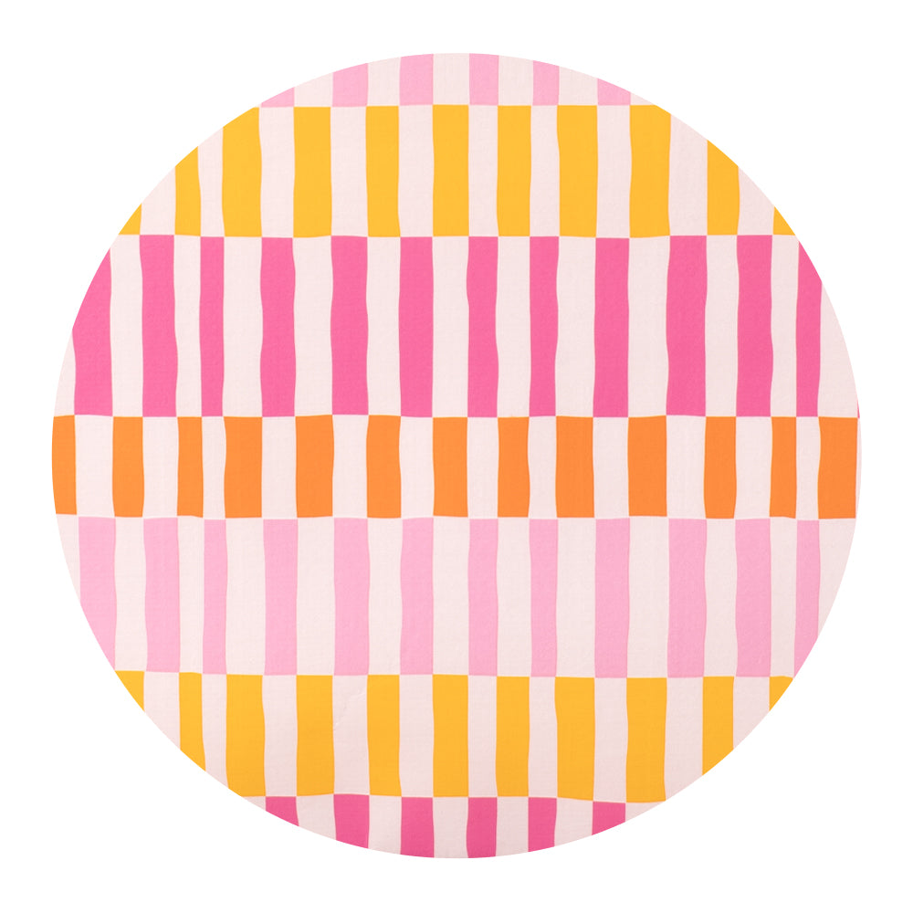 Eco-Friendly Sherbet Stripe Reusable Gift Bags - Tall Size for Birthdays, Weddings & Party Favors | Sustainable Cotton Fabric Gift Packaging for All Occasions