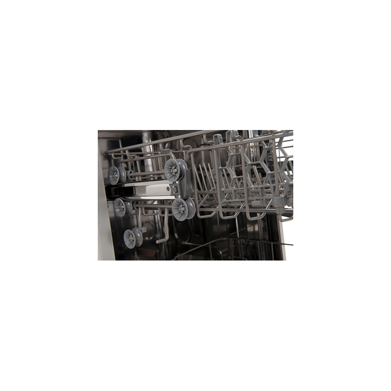 Brand New Euro EDV604SS Stainless Steel Built-In Dishwasher - 24 Inch Standard Size with Quiet Operation, Energy Star Certified (3 Year Warranty) - Perfect for Modern Kitchens, Small Apartments and Open-Concept Homes