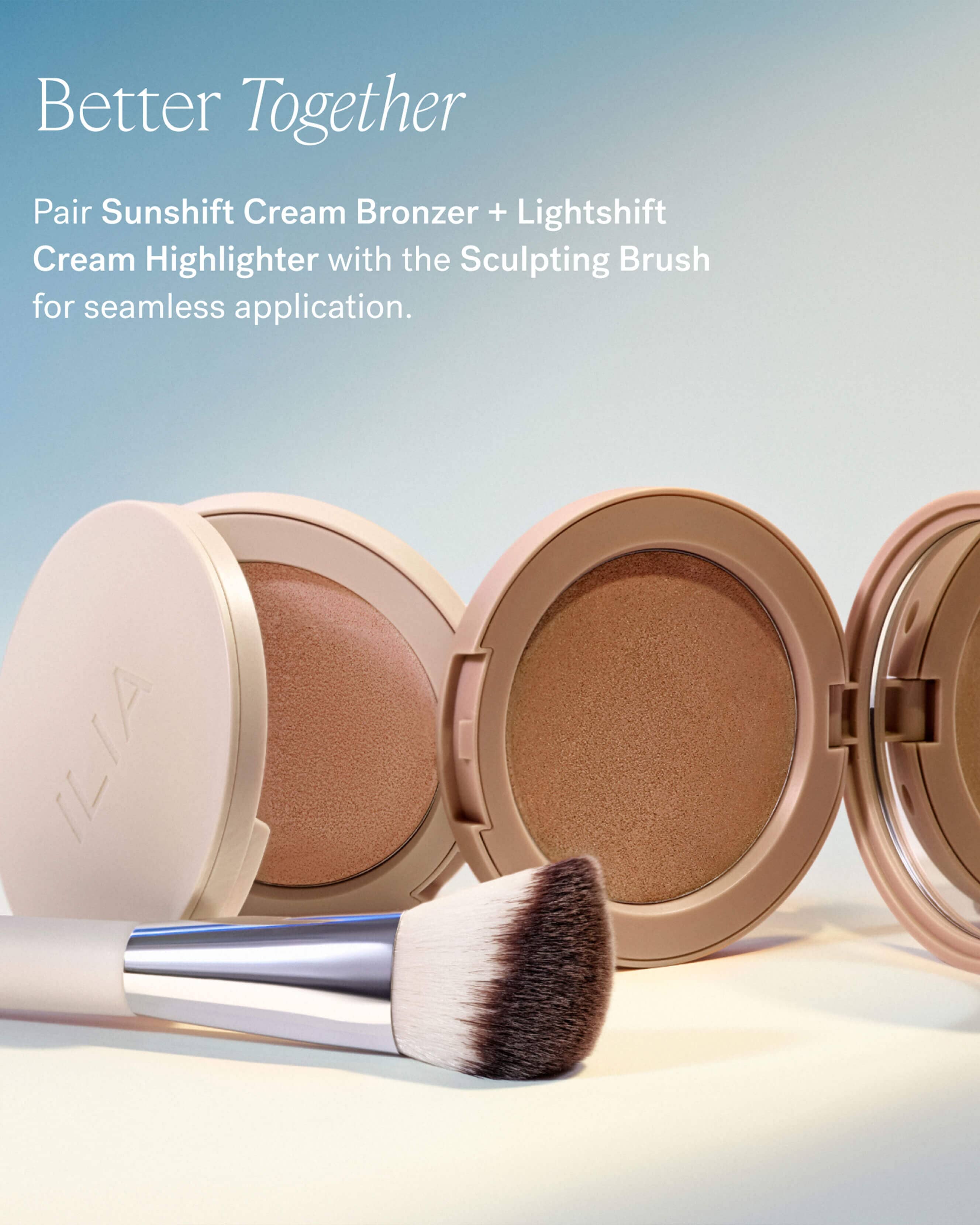 Sunshift Cream Bronzer - Natural Sun-Kissed Glow for Face & Body | Perfect for Contouring, Highlighting & Everyday Makeup | Ideal for Summer, Beach & Special Occasions