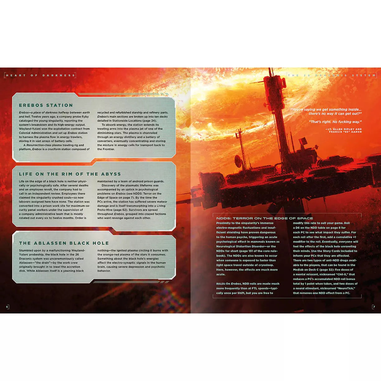 Alien RPG - Heart of Darkness Expansion | Sci-Fi Horror Tabletop Roleplaying Game | Perfect for Game Nights & Thematic Adventures