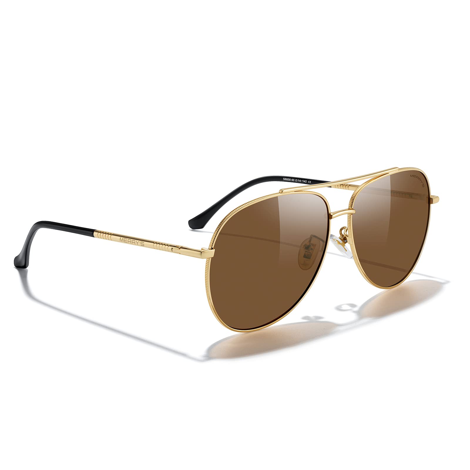 **Polarized Aviator Sunglasses for Women & Men - UV Protection, Mirror Lens, 60MM - Perfect for Driving, Outdoor Activities & Fashion Accessories**