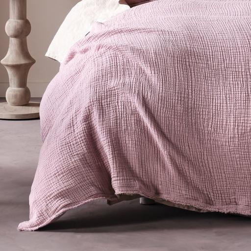 Luxury Elysian Orchid Quilt Cover Set - 100% Premium Cotton Bedding by Linen House for Queen Size Bed | Elegant Floral Pattern for Master Bedroom & Guest Room Decor