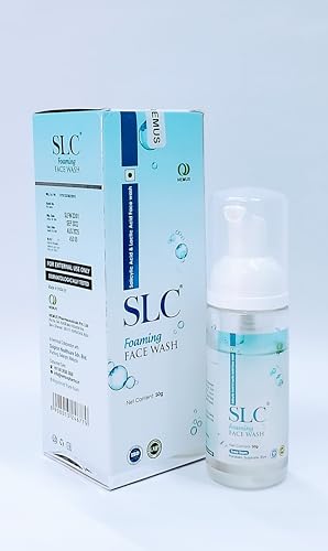 Best SLC Foaming Face Wash for Clear Skin - Gentle Cleanser for Acne & Oily Skin - Daily Use for Men & Women
