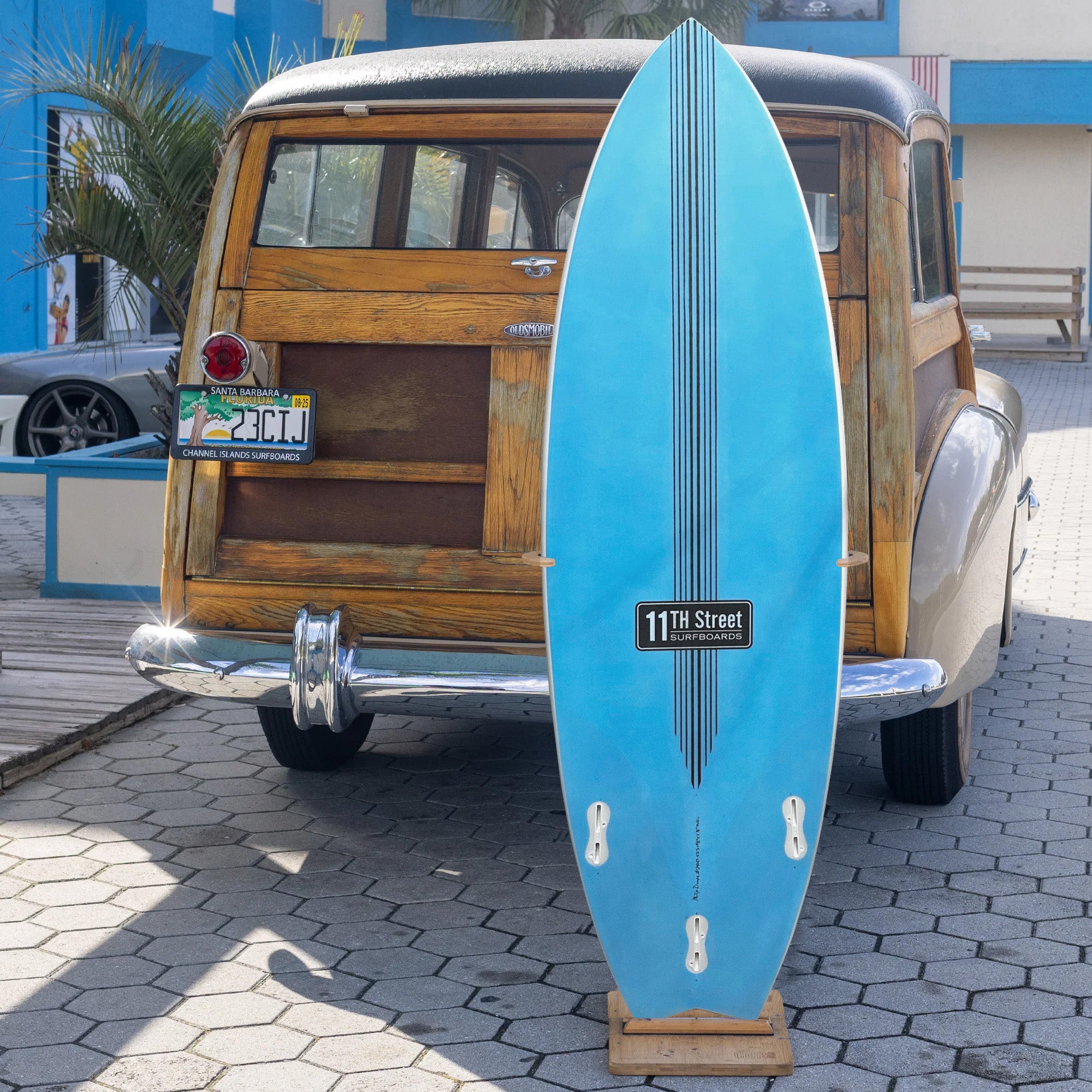 11th Street Surfboards Puffin EPS 5'6 Surfboard with FCS II Fin System - Perfect for Small Waves & Beach Break Surfing
