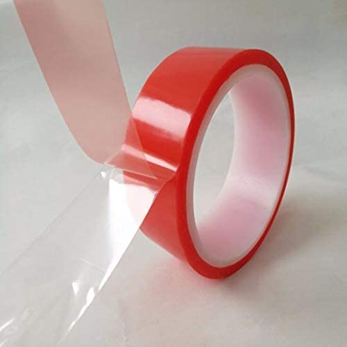 BLUSHIA Red Double-Sided Hair Wig Tape - Strong Hold for Hair Patches & Toupees (20 Meter Roll) - Ideal for Cosplay, Costumes, and Daily Wear