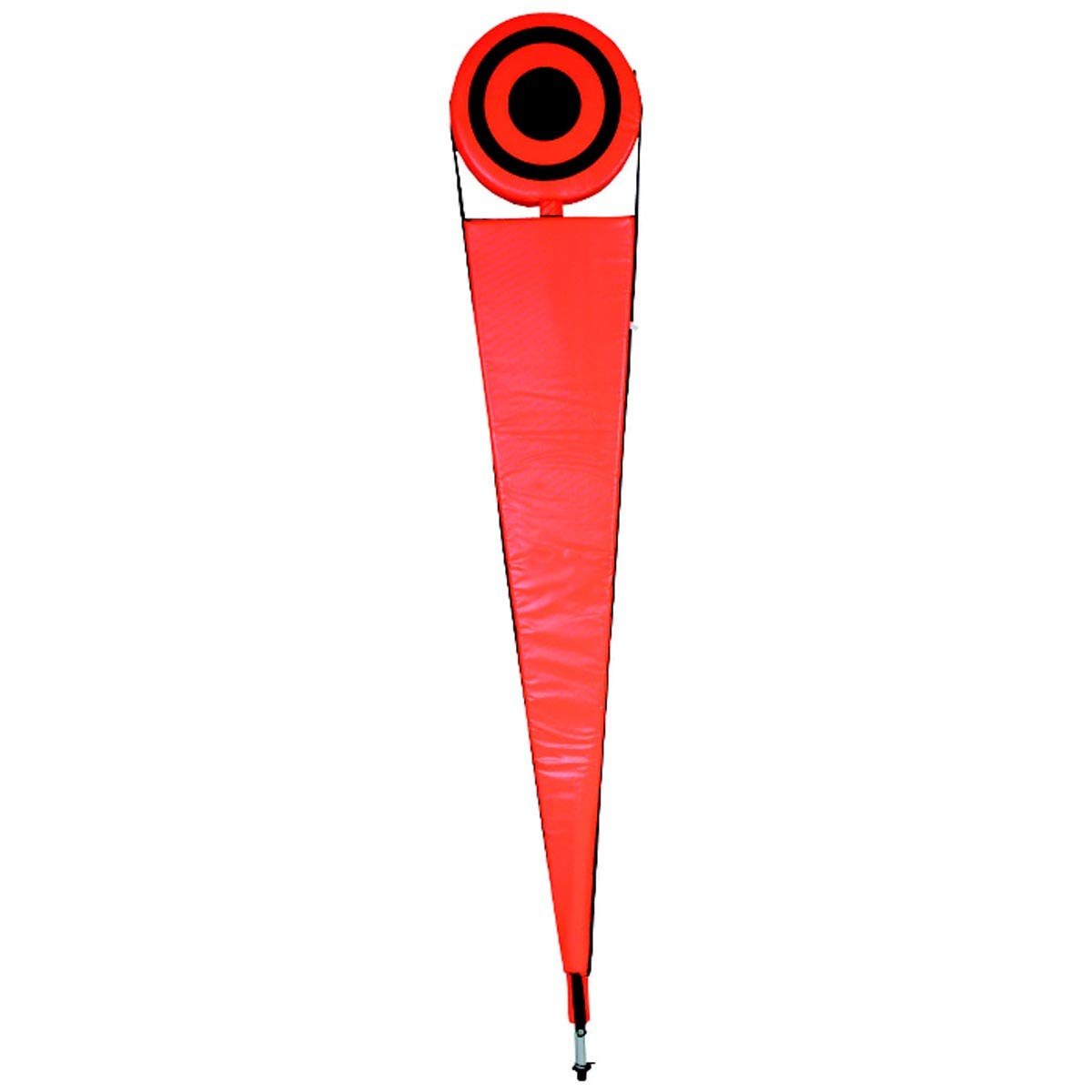 CHAMPRO Deluxe Padded Football Bullseye Targets with Chain & Yard Marker - Orange Training Equipment for Football Practice, Drills & Field Measurement