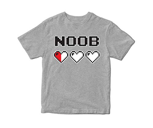 Kids Tee - Noob - Light Gray