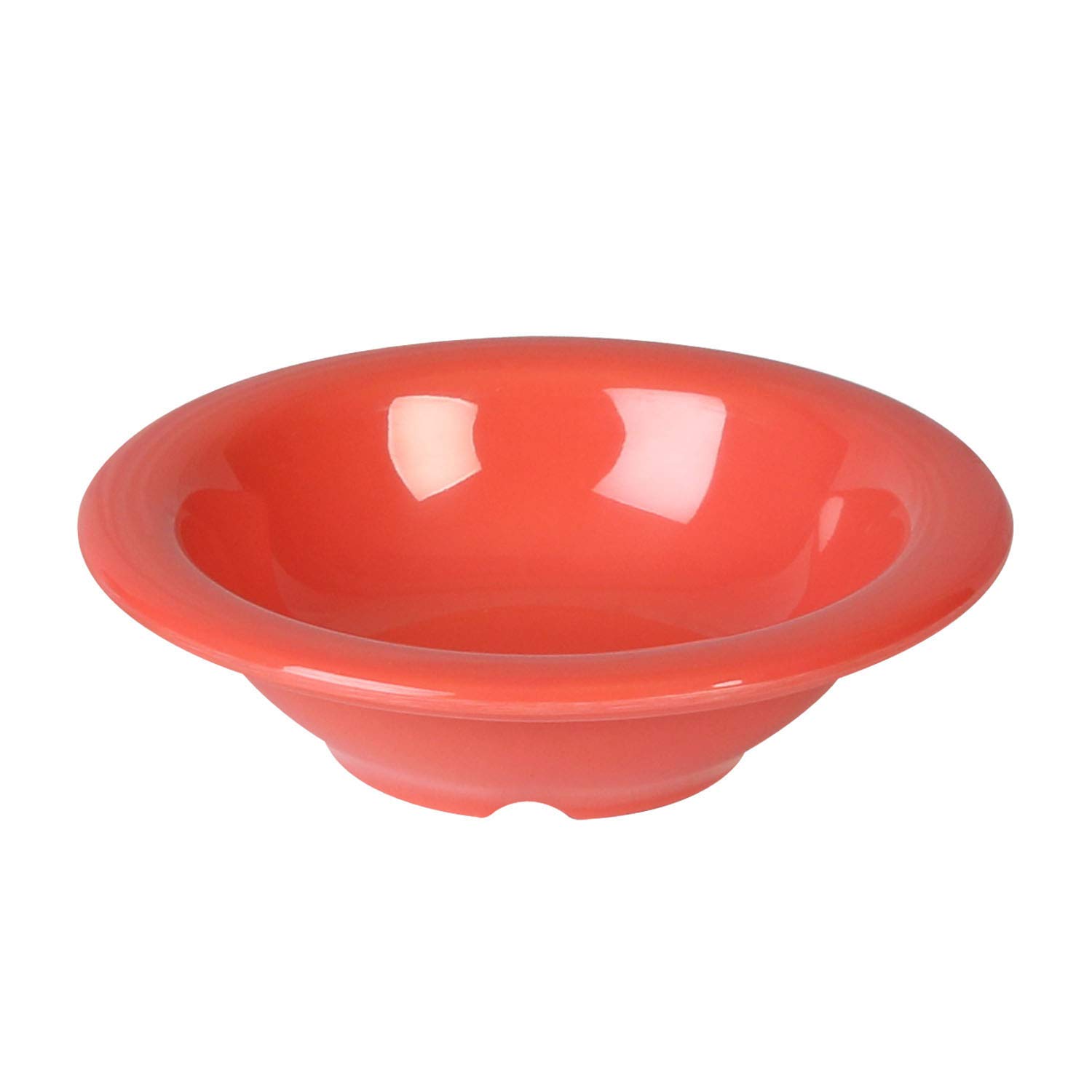 Premium Orange Melamine Salad Bowl Set - 4.75 Inch, 4 oz Capacity (Pack of 12) - Durable & Lightweight Dinnerware for Outdoor Picnics, BBQs, and Party Serving