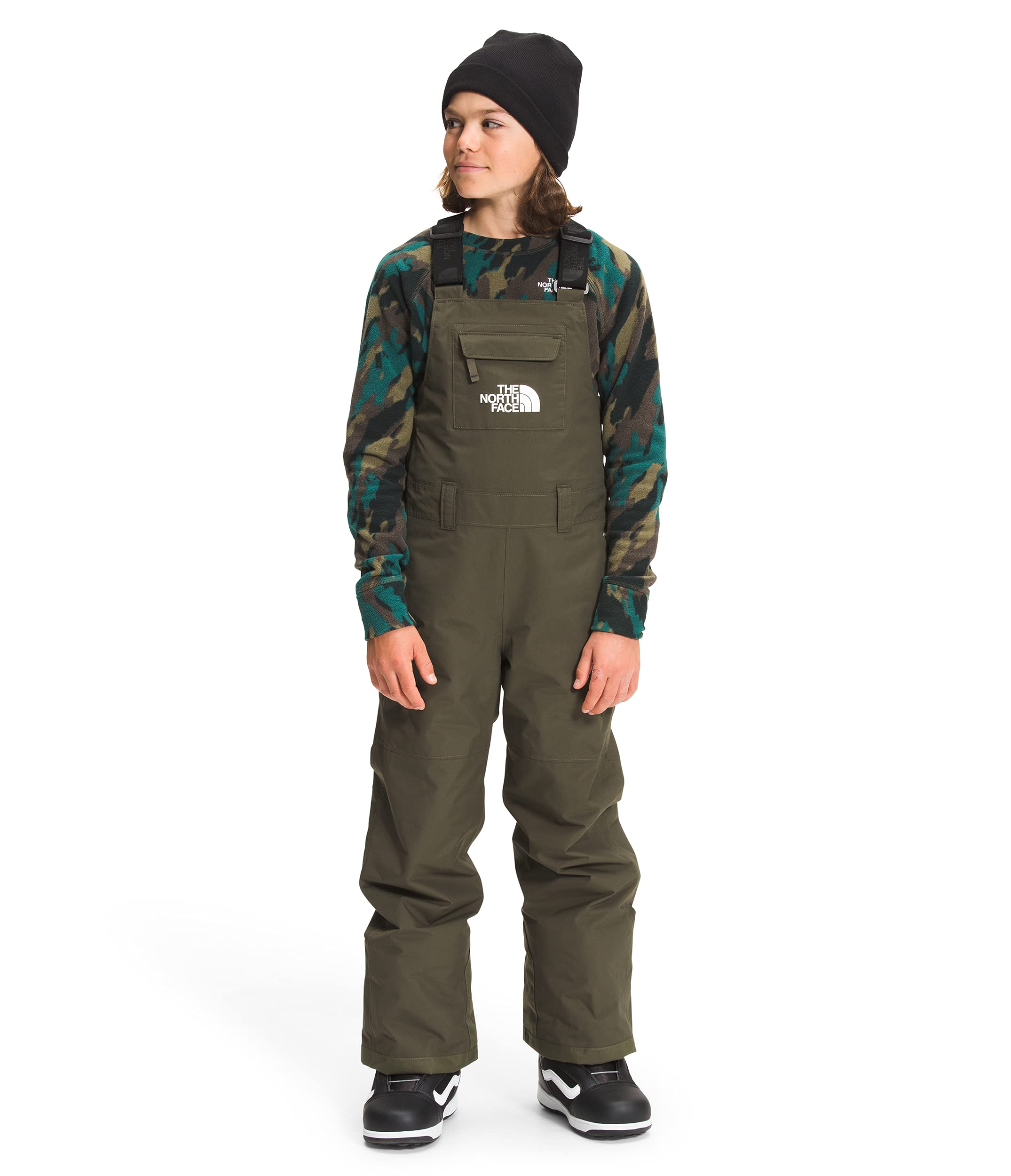THE NORTH FACE Youth Freedom Insulated Snow Bib - Waterproof Winter Overalls for Kids - Perfect for Skiing, Snowboarding & Cold Weather Outdoor Activities