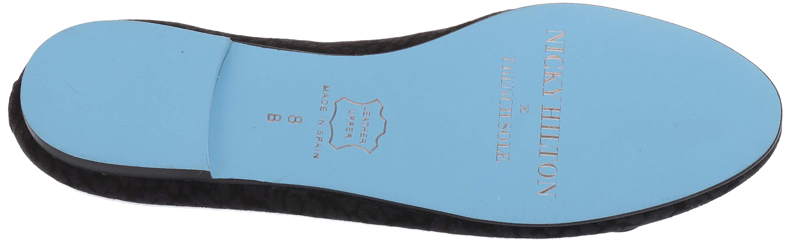 Nicky Hilton Paris Women's Sandals - French Sole Slip-On Sandals with Rounded Toe & Stacked Heel - Perfect for Summer Vacations, Beach Trips & Casual Outings
