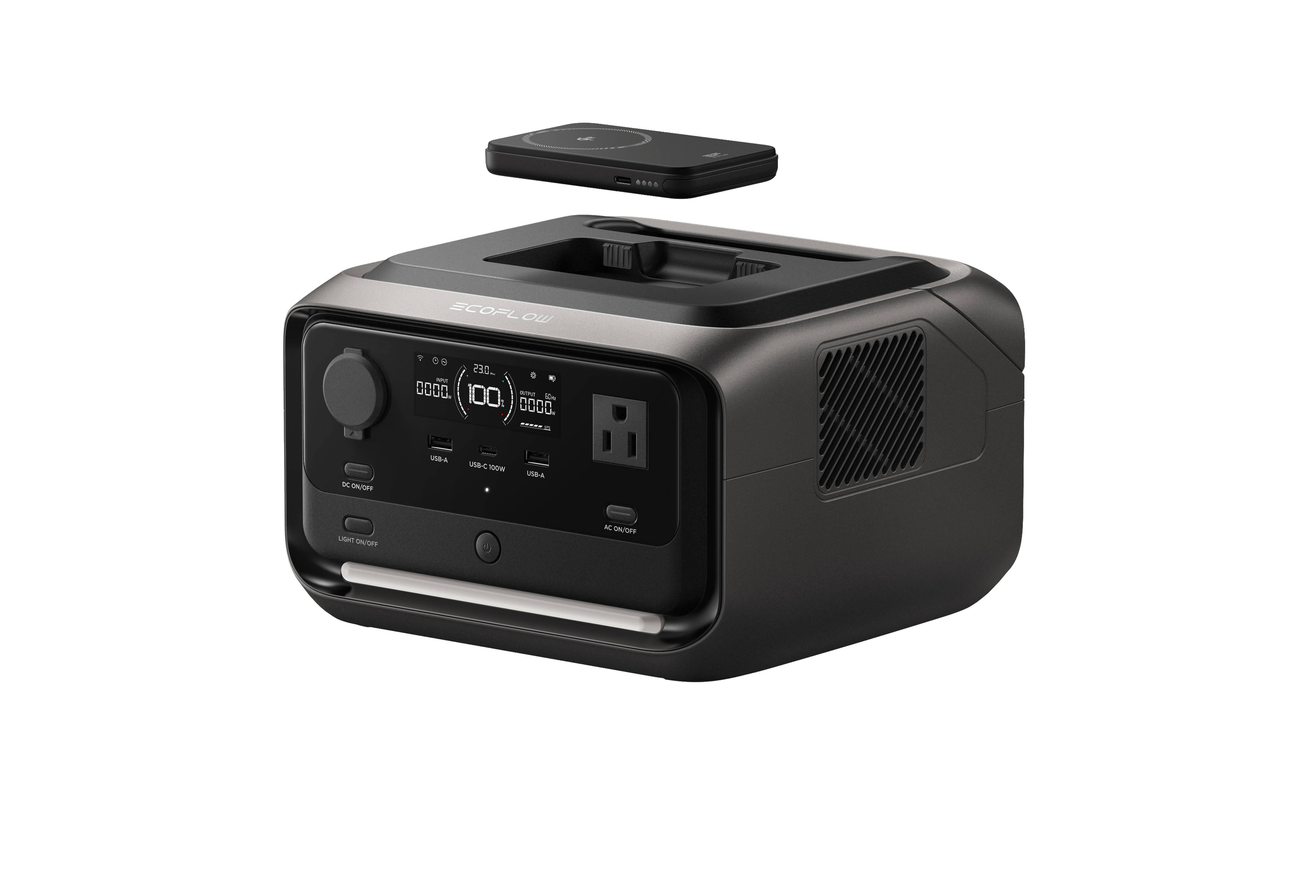 EcoFlow RIVER 3 Plus Portable Power Station with Wireless Charging - 288Wh Solar Generator for Camping, RV, Emergencies & Outdoor Adventures