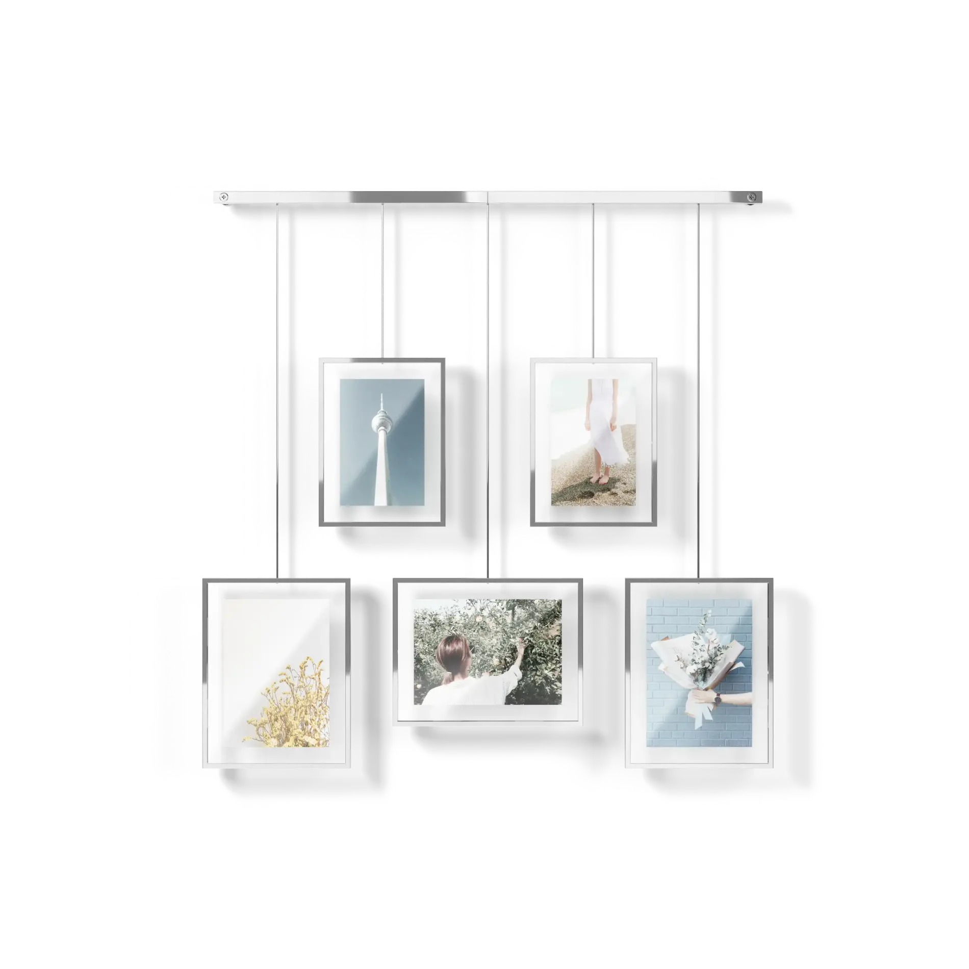Premium Exhibit Wall Picture Frames Set of 5 - Black Gallery Style Photo Frames for Home Decor, Office Display & Art Exhibition - Perfect for Living Room, Bedroom or Professional Art Showcase