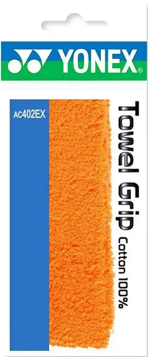 Yonex Badminton Towel Grip (AC404/405/406/408/409) - Premium Sweat Absorbing Racket Handle Cover for Tennis, Badminton, Squash - Perfect for Hot Weather & Intense Matches