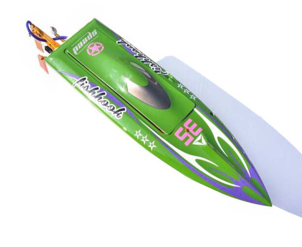 High-Speed H625 Fiberglass Electric RC Racing Boat with Servo ESC - DIY Model Kit (625x178x110mm, 65-75km/h) - Perfect for Competitive Racing & Lake Adventures
