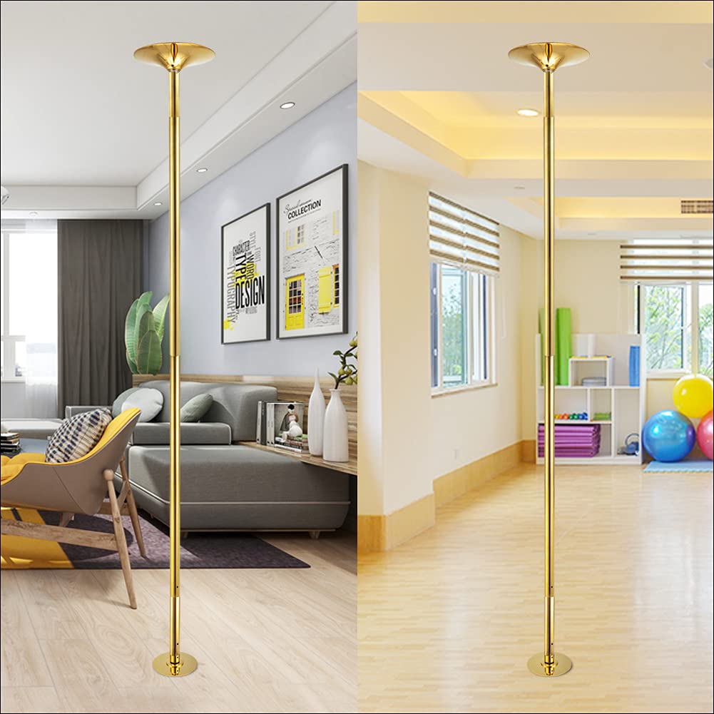 45mm Spinning Portable Pole Dancing Pole for Home - Extendable Dance Pole for Bedroom, Studio & Fitness, Perfect for Beginners & Professionals