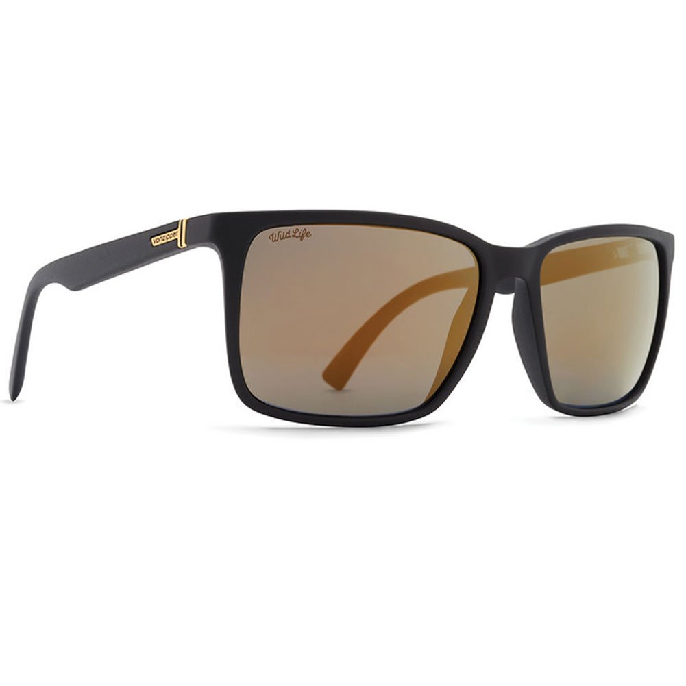 VonZipper Lesmore Polarized Rectangular Sunglasses for Men & Women - UV Protection, Anti-Glare - Perfect for Driving, Beach & Outdoor Activities