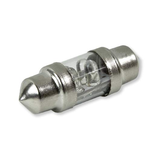 Auto Dynasty 11mm x 31mm 4-LED Blue Festoon Light Bulb - Interior Car Dome, Map, Trunk & License Plate Lighting Upgrade