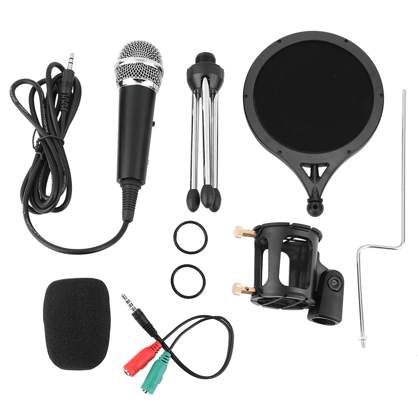 EVTSCAN Studio Microphone - Professional Broadcast & Recording Mic for Podcasting, Streaming, Video Conferencing, Karaoke - USB/XLR Wired Mic for PC, Mac, Mobile Phone - Perfect for Home Studio, Gaming, YouTube & Zoom Meetings
