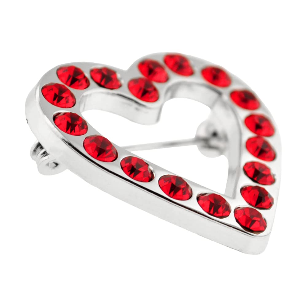 PinMart’s Enamel Lapel Pins - Heart Shaped Love Pins for Valentine's Day Gifts & Party Favors | Bulk Sizing Available | Perfect for Valentine Cards, Classroom Gifts & Romantic Surprises