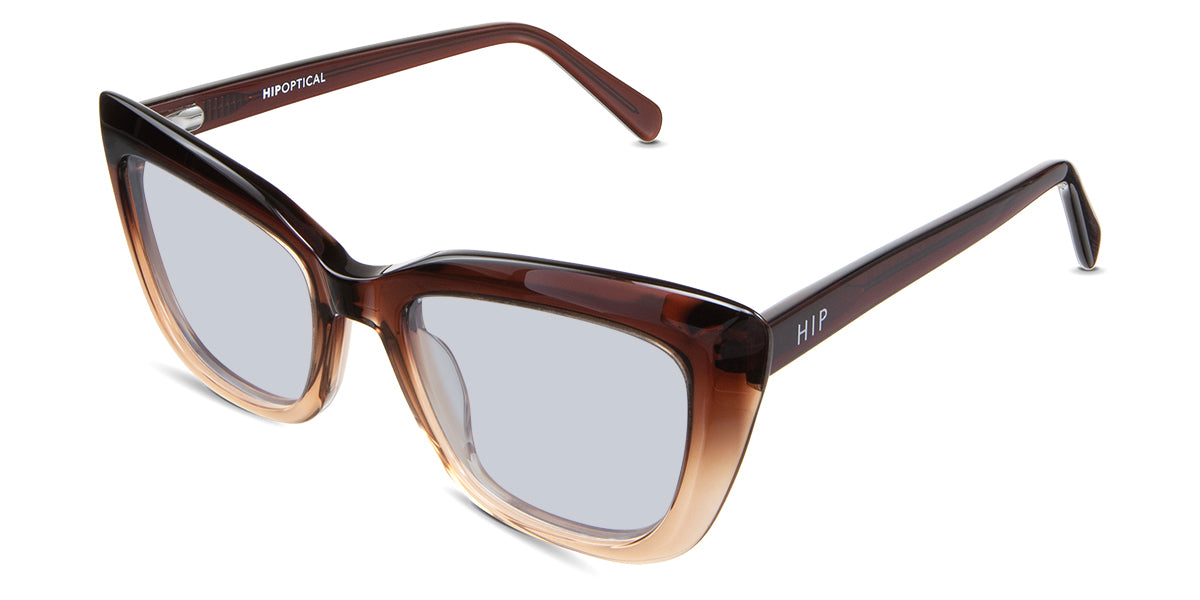 LESA Women's Prescription Tinted Glasses - Stylish & UV Protection for Reading, Driving & Outdoor Activities