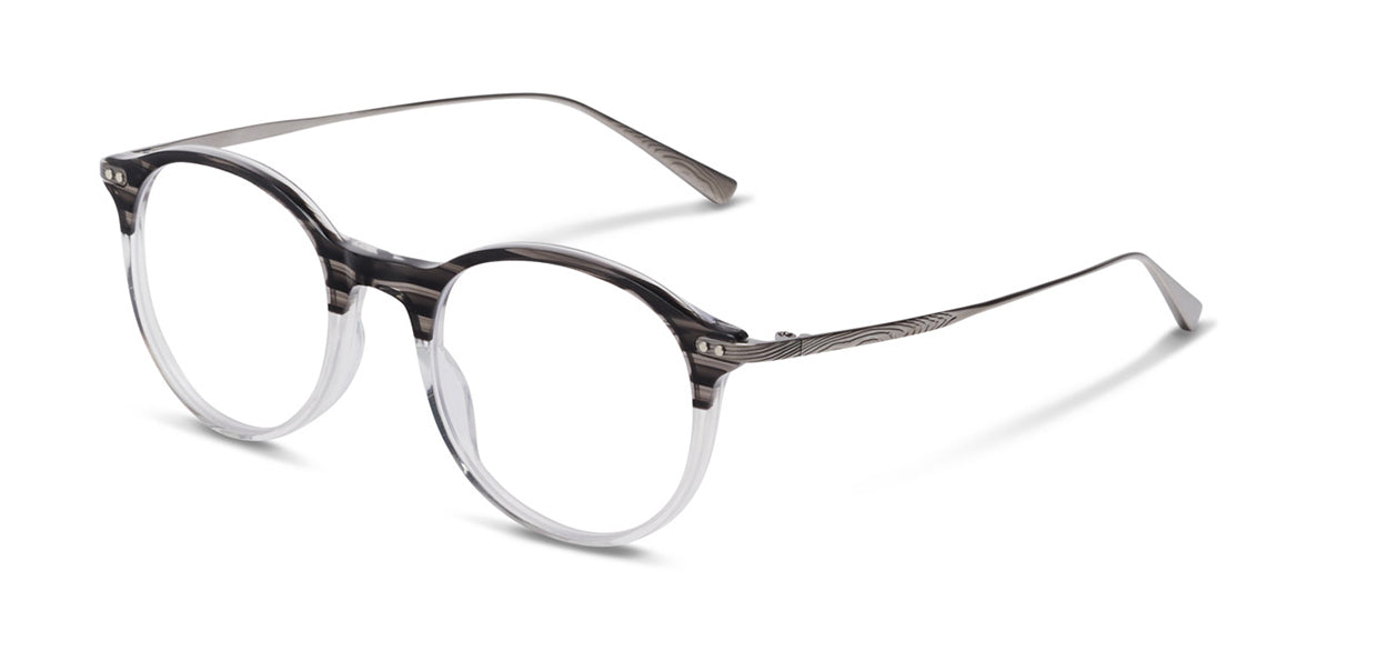 Caspar Sunglasses - Asphalt Fade/Antique Silver Polarized Lenses - UV Protection for Driving, Outdoor Sports & Fashion