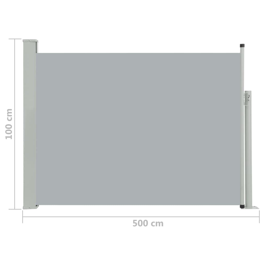 CHARMMA Retractable Side Awning - 39.4
