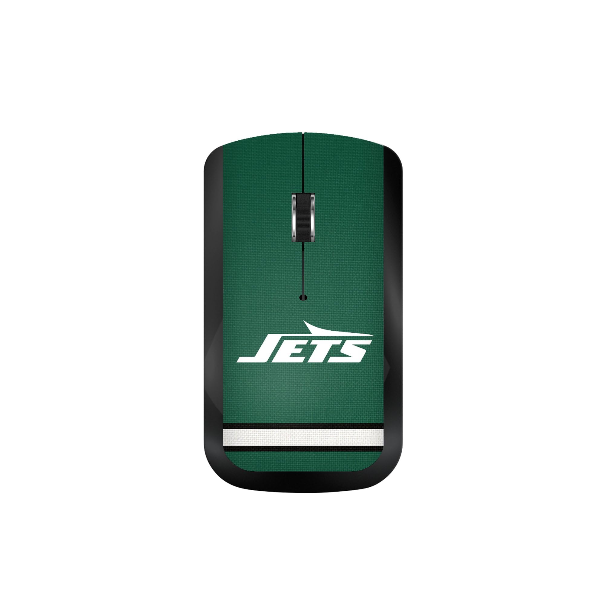 New York Jets NFL Team Logo Wireless Mouse - Ergonomic Bluetooth Mouse for Computer, Laptop, PC - Perfect for Gaming, Office Work & Home Use