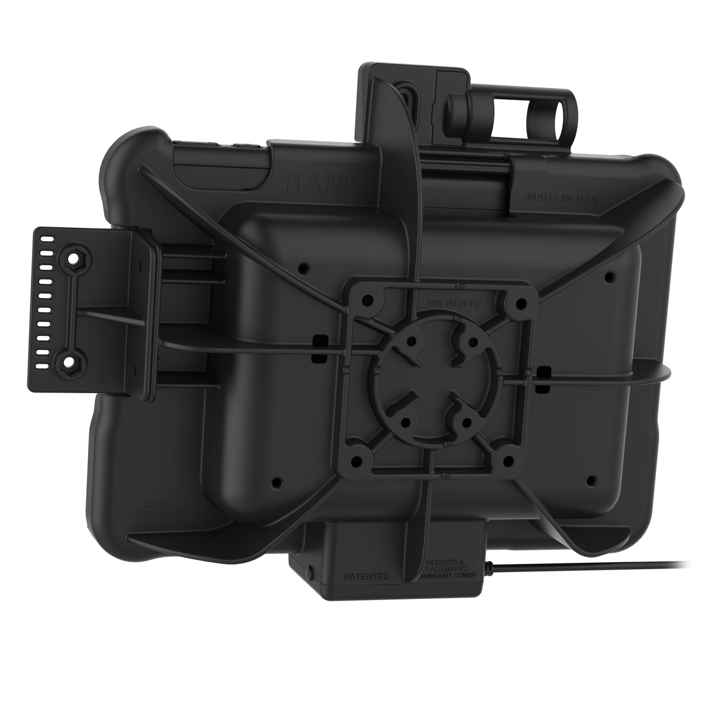 GDS® Powered Dock for Zebra ET5x 10.1 Series (RAM HOL ZE11PU) - Charging Station & Data Sync for Warehouse, Retail & Logistics Use