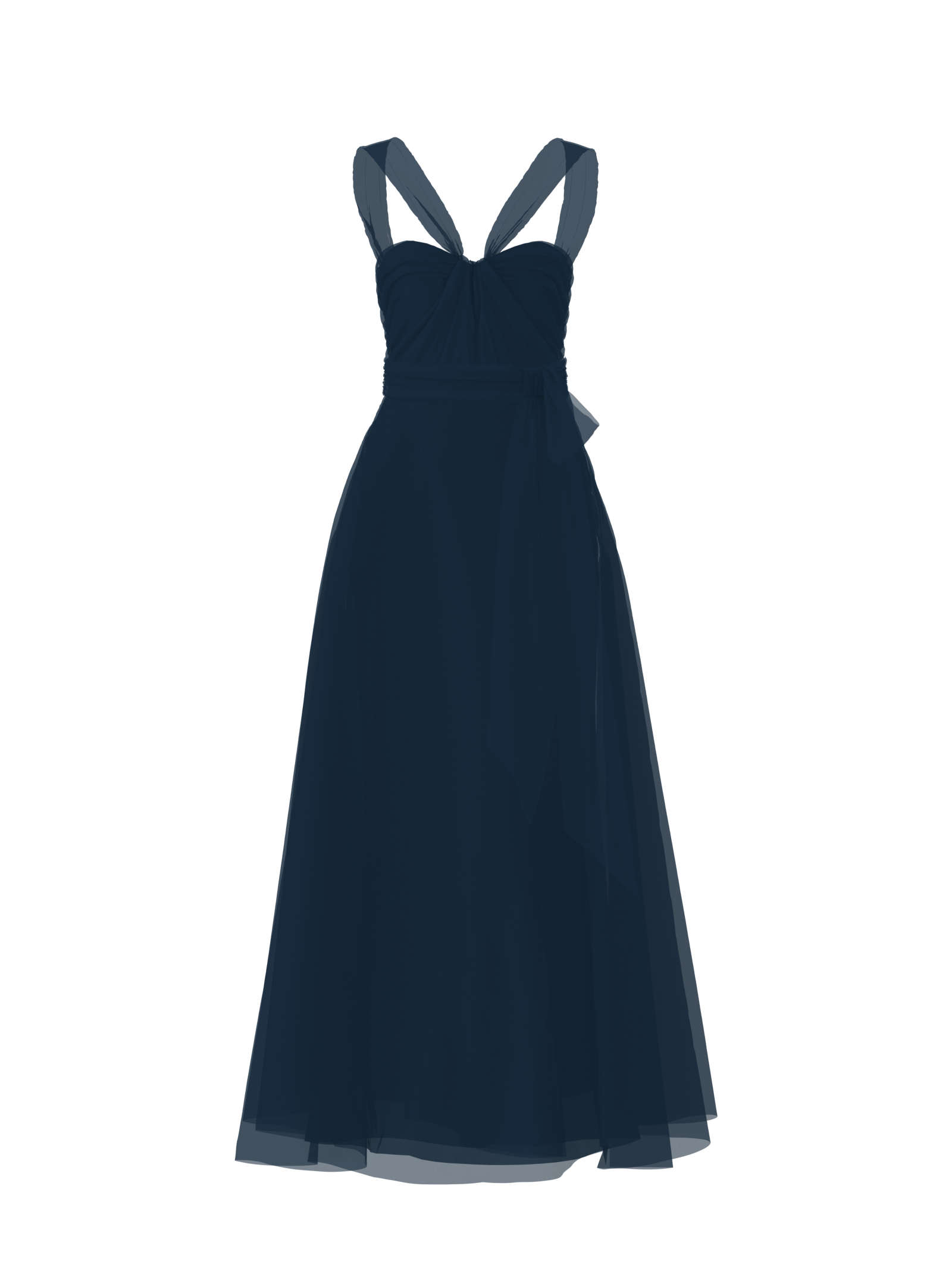 Cerisa Navy Blue Bodice and Skirt Set with Sash Belt - Perfect for Cosplay, Renaissance Fairs & Themed Parties