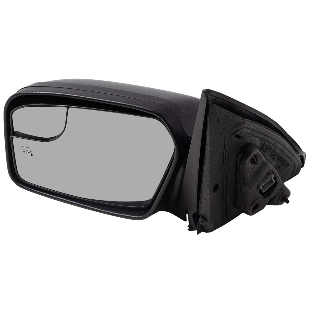 Brock Aftermarket Power Side Mirror - Driver Side, Heated, Black Paint to Match, No Puddle Light, Blind Spot System Compatible with 2011-2012 Ford Fusion | Replacement Mirror for Enhanced Visibility and Safety