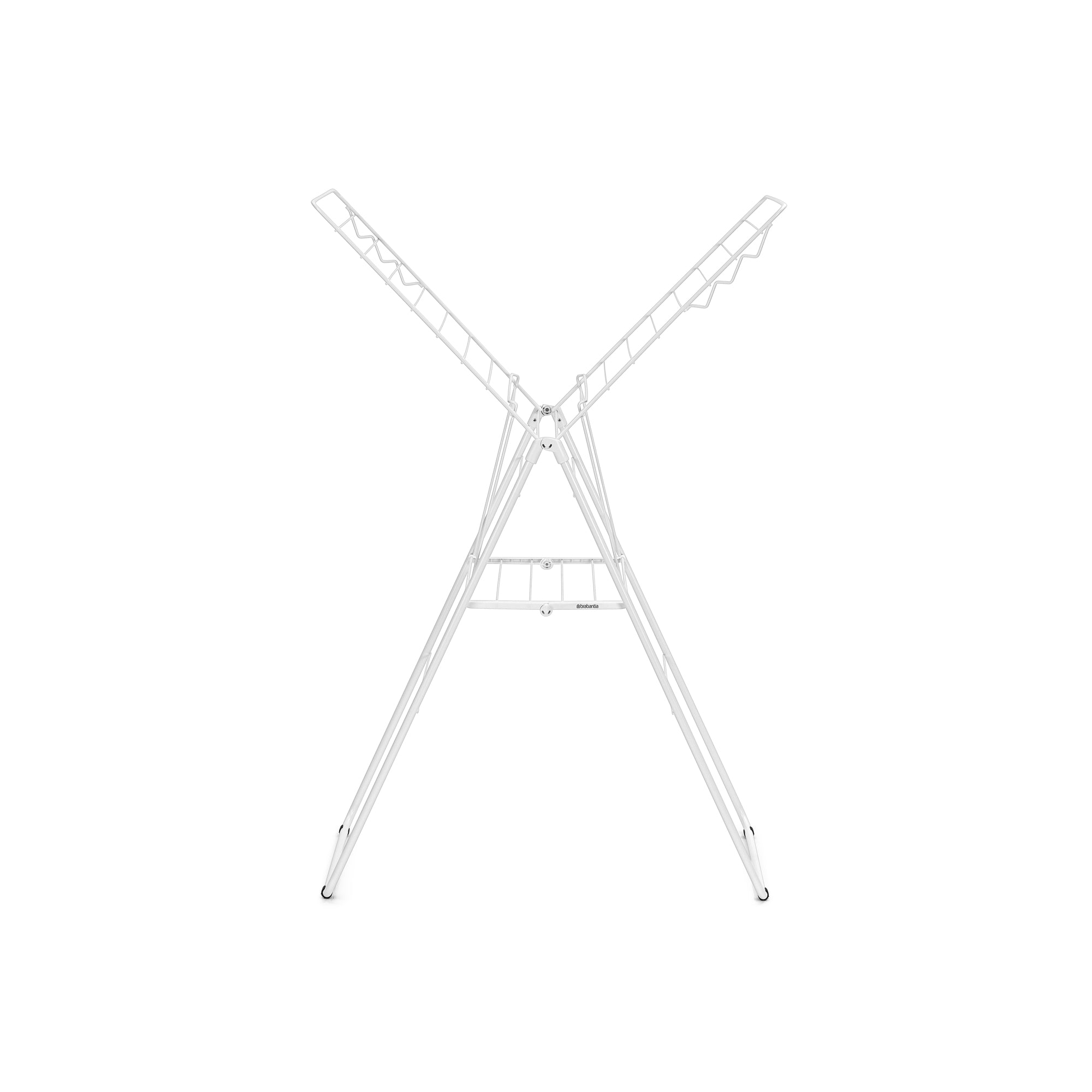 20 Meters White Wall Mounted Clothes Drying Rack - Space Saving Laundry Solution for Apartments, Balconies & Small Homes