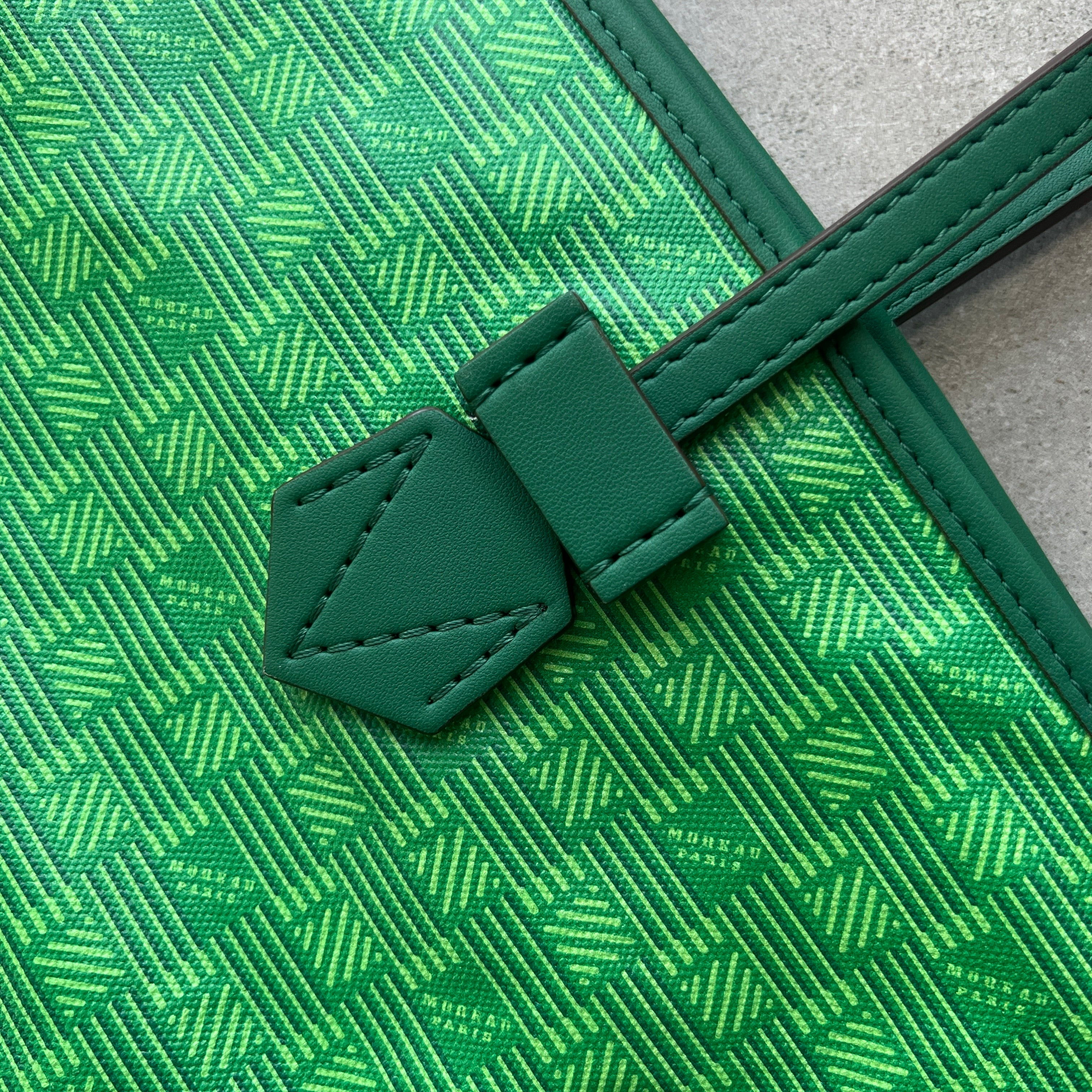 Saint Tropez Zip Tote GM Handbag - Premium Green Leather Tote Bag for Women | Perfect for Work, Travel & Everyday Use